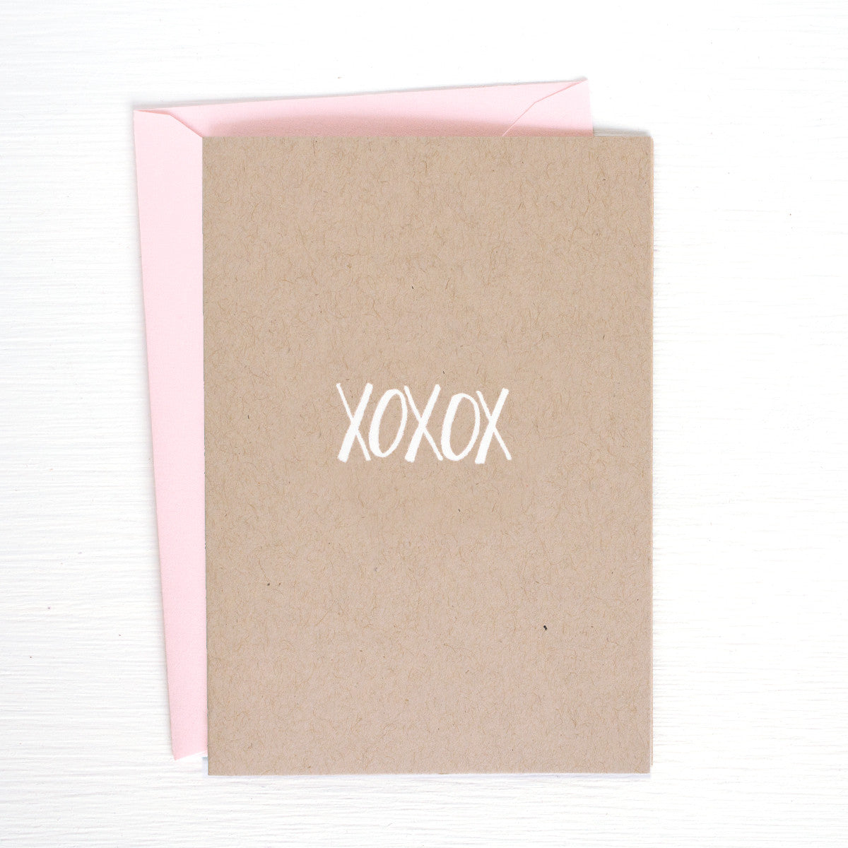 XOXOX folded notecards