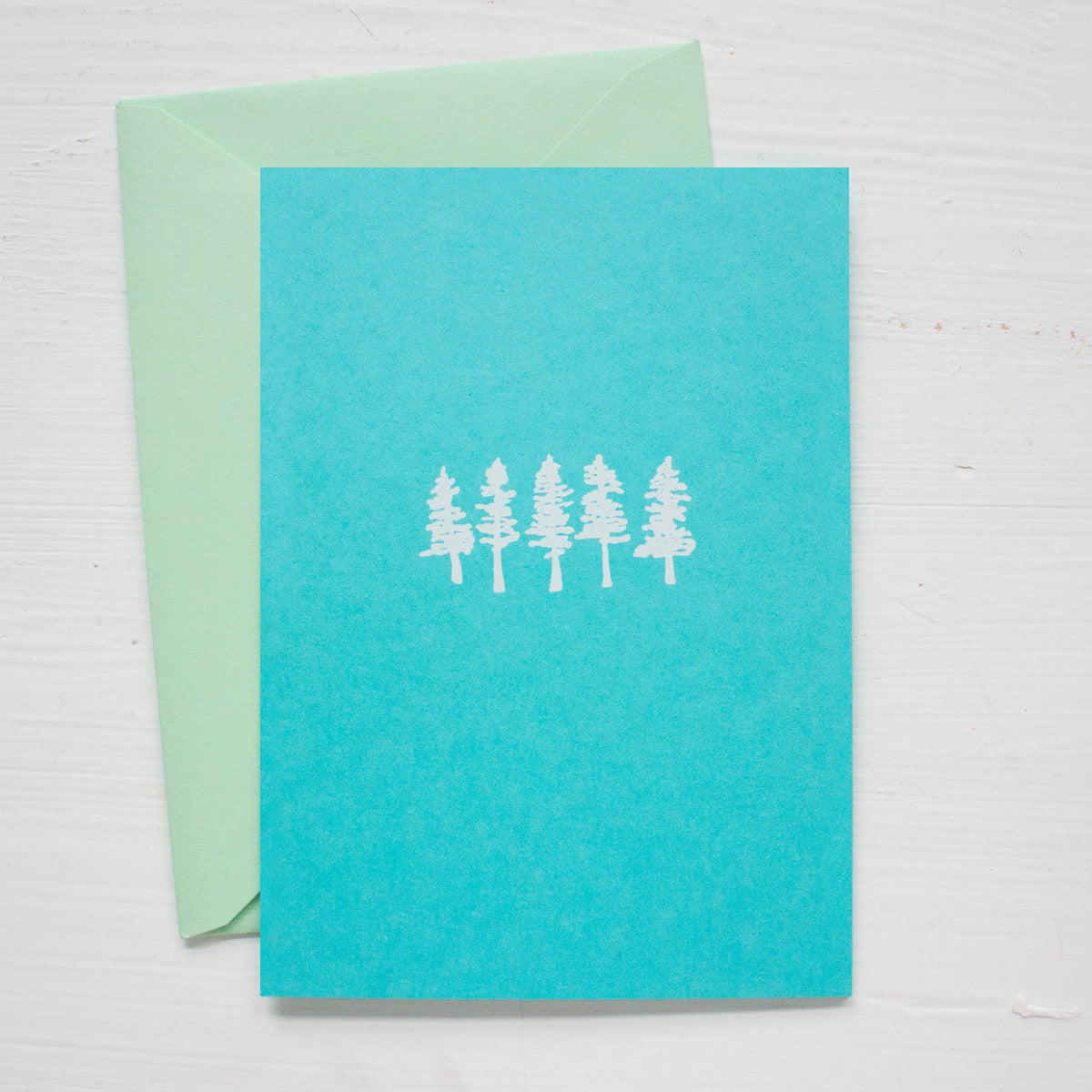 LITTLE TREES folded notecards