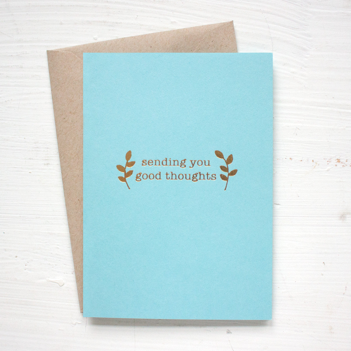 SENDING YOU GOOD THOUGHT folded notecards